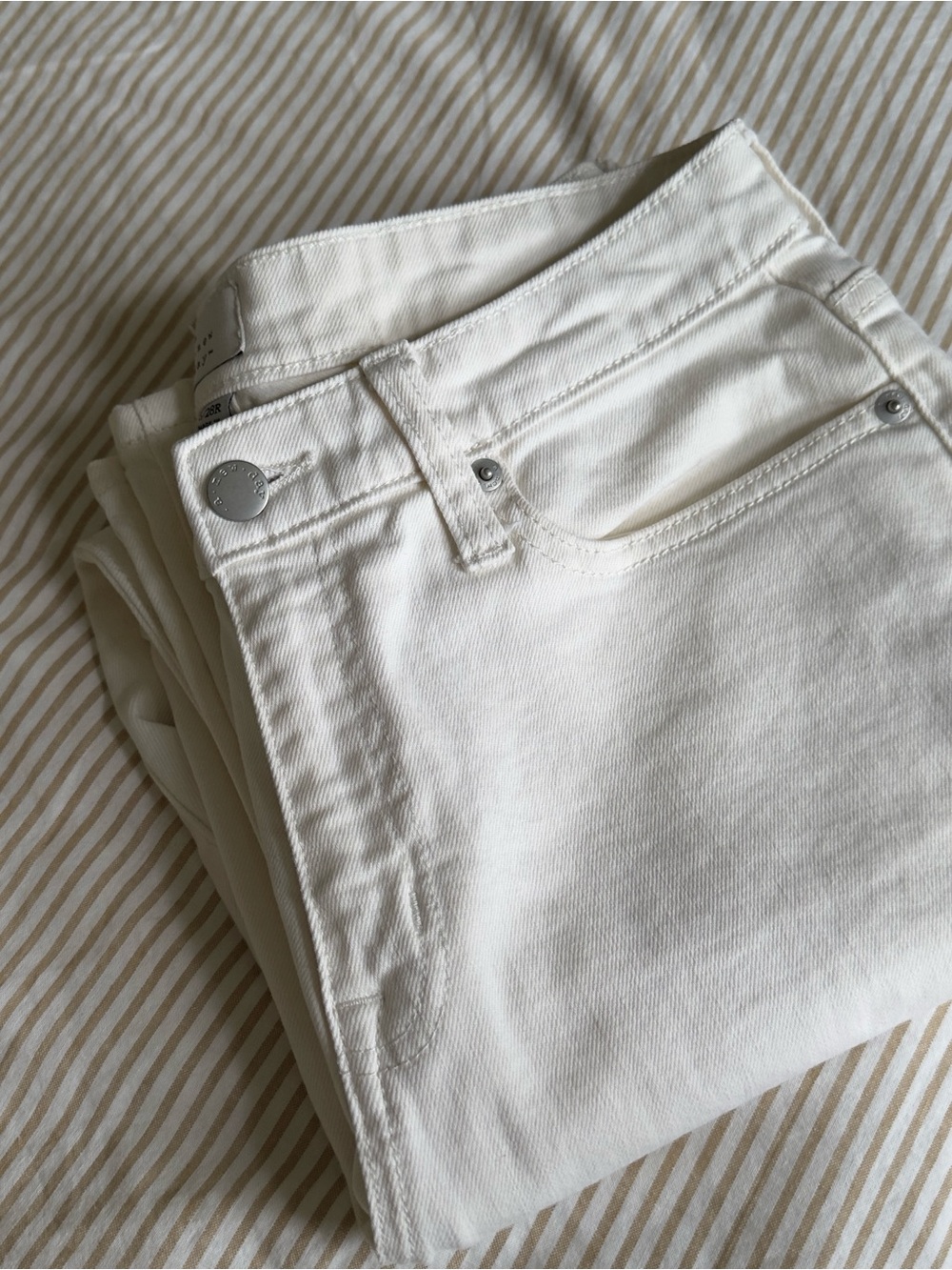 a new day Cream High-Rise Denim Jeans